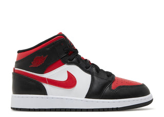 Jordan 1 Mid Black Fire Red (E.F)