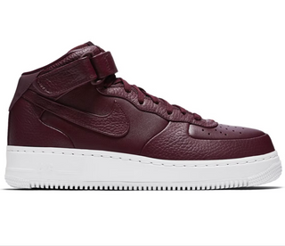 NikeLab Air Force 1 Mid Night Maroon