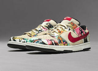 A pair of the very sought-after, Nike Dunk SB Paris edition